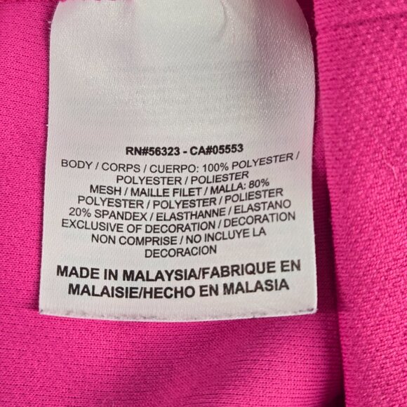 Nike Dri-Fit Long Sleeve Activewear, 1/4 zip, Hot Pink, Running, Pullover, Small - Picture 10 of 10